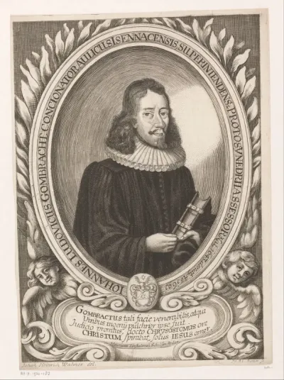 Portret van Johann Ludwig Gombracht