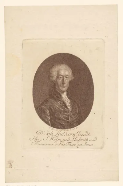 Portret van Johann Ludwig von Eckardt