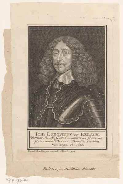 Portret van Johann Ludwig von Erlach