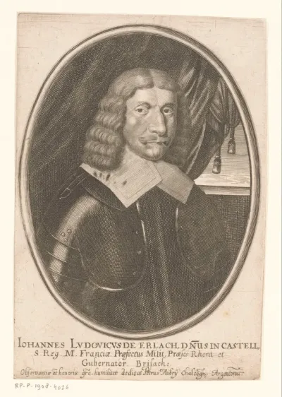 Portret van Johann Ludwig von Erlach
