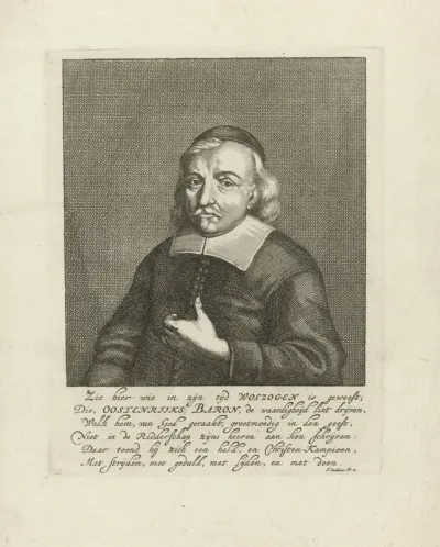 Portret van Johann Ludwig von Wolzogen