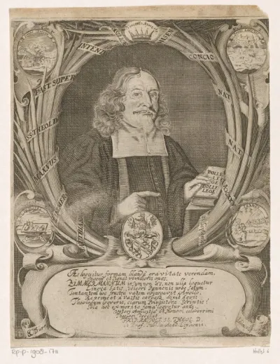 Portret van Johann Marcus Goebel