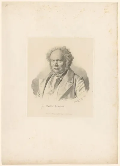 Portret van Johann Martin von Wagner