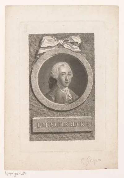 Portret van Johann Matthias Schröckh
