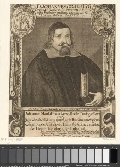 Portret van Johann Maukisch