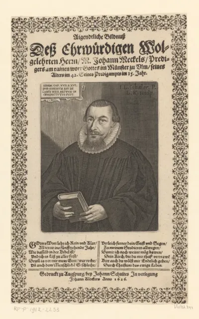 Portret van Johann Meckel