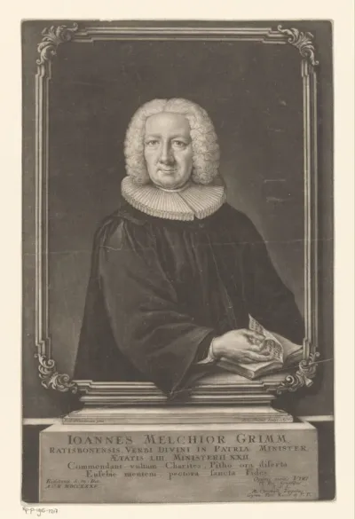 Portret van Johann Melchior Grimm