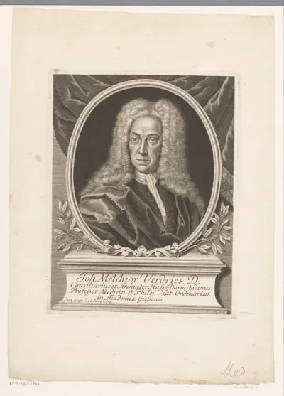 Portret van Johann Melchior Verdries