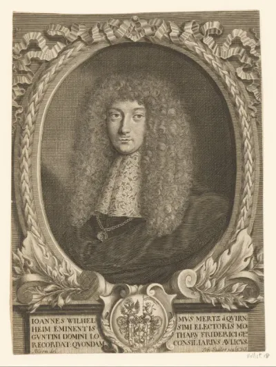 Portret van Johann Merz von Quirnheim