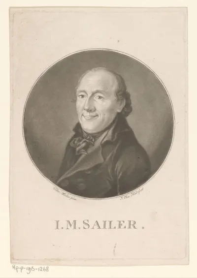 Portret van Johann Michael von Sailer