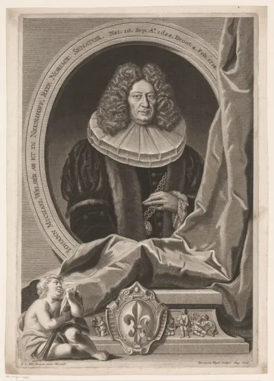 Portret van Johann Michael Welser