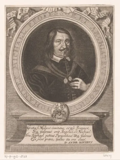 Portret van Johann Michael