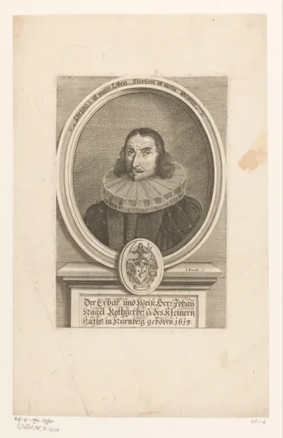 Portret van Johann Nagel