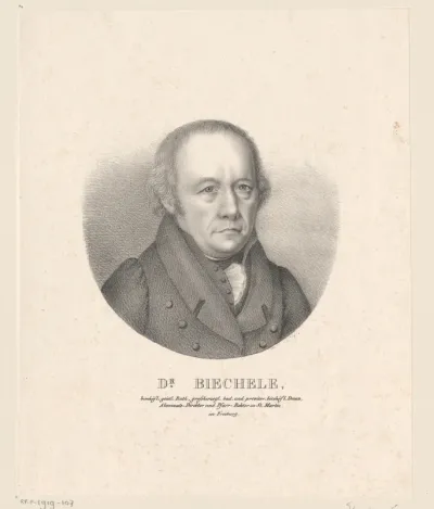 Portret van Johann Nepomuk Biechele