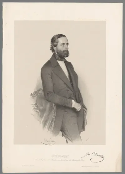 Portret van Johann Nepomuk Dlauhy