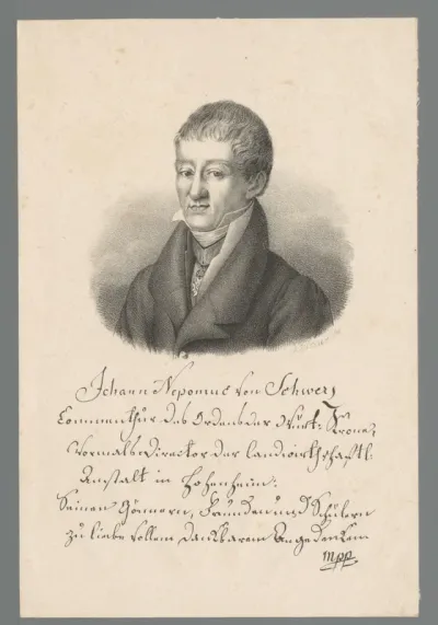 Portret van Johann Nepomuk Hubert von Schwerz