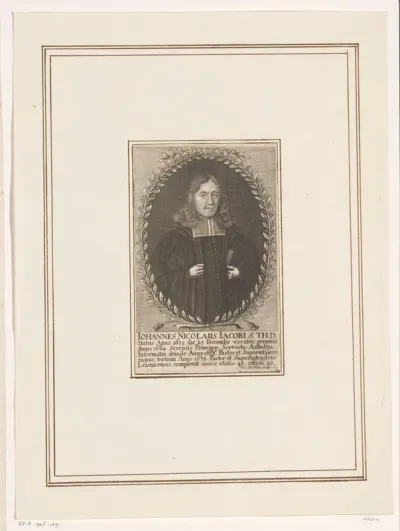Portret van Johann Nicolaus Jacobi