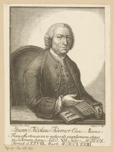 Portret van Johann Nicolaus Körner