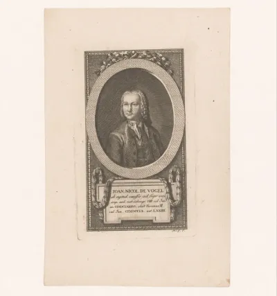 Portret van Johann Nicolaus von Vogel