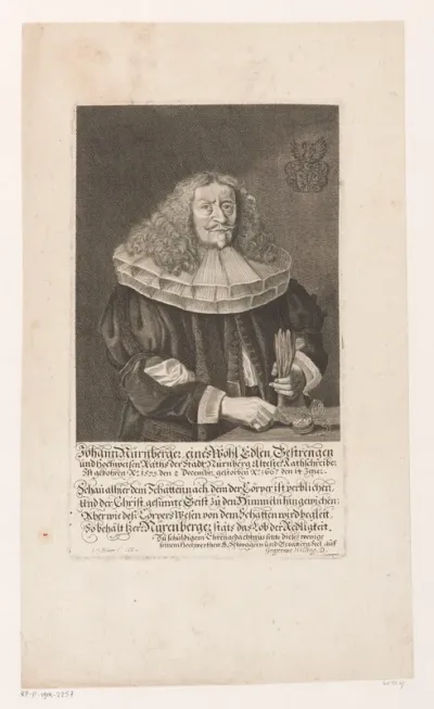 Portret van Johann Nürnberger
