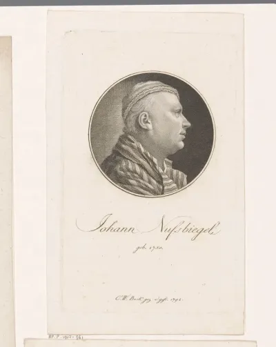 Portret van Johann Nussbiegel