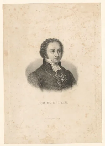 Portret van Johann Olof Wallin