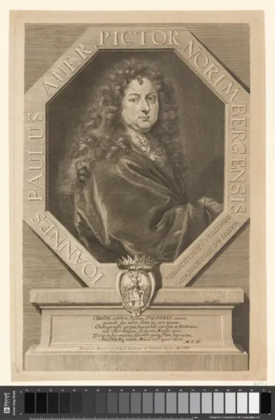 Portret van Johann Paul Auer