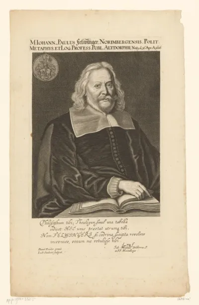 Portret van Johann Paul Felwinger
