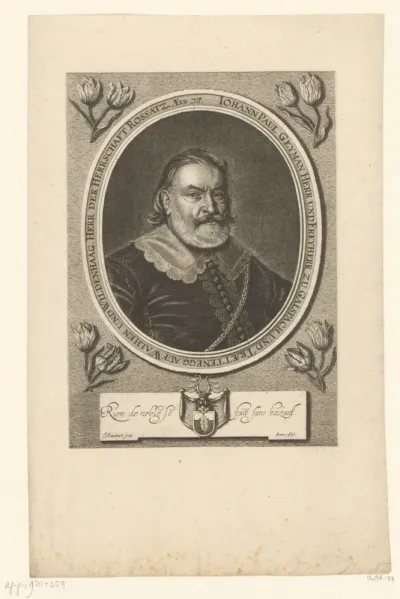 Portret van Johann Paul Geymann, Freiherr zu Galspach und Traettenegg