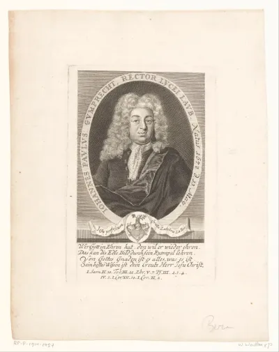 Portret van Johann Paul Gumprecht