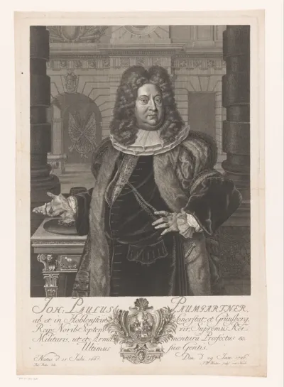 Portret van Johann Paul Paumgartner
