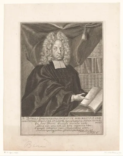 Portret van Johann Peter Grünenberg