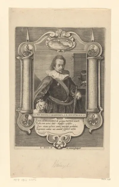 Portret van Johann Peter Hainzel von Degerstein