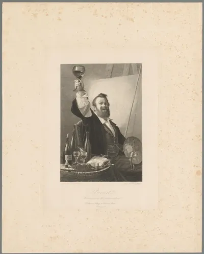 Portret van Johann Peter Hasenclever