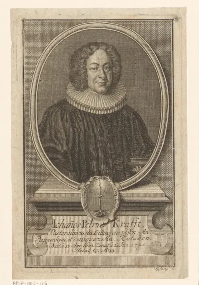 Portret van Johann Peter Krafft