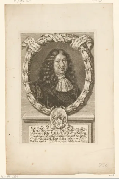 Portret van Johann Peter Lutz