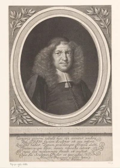 Portret van Johann Peter Titz