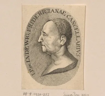 Portret van Johann Peter von Ludewig