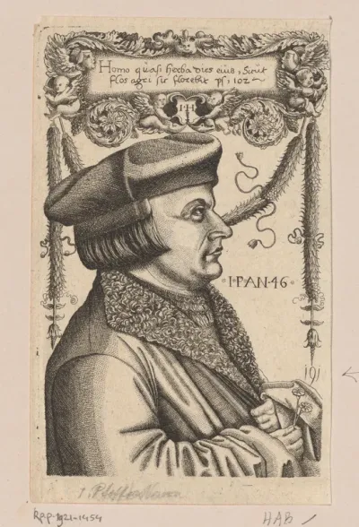 Portret van Johann Pfefferkorn
