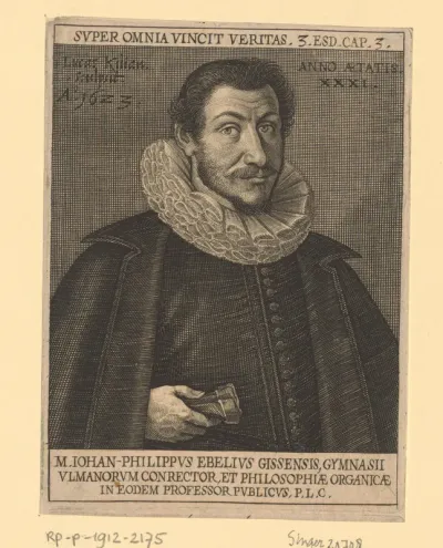 Portret van Johann Philipp Ebel