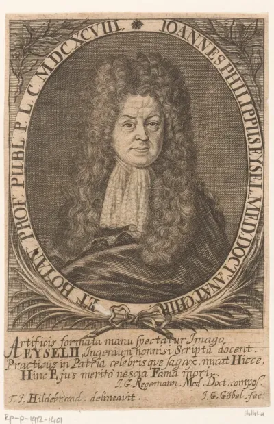 Portret van Johann Philipp Eysel