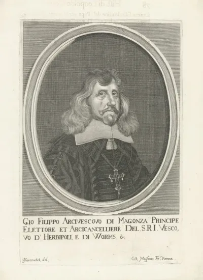 Portret van Johann Philipp von Schönborn