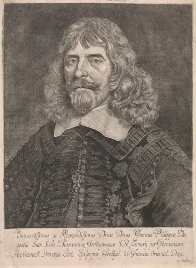 Portret van Johann Philipp von Schönborn, aartsbisschop van Mainz