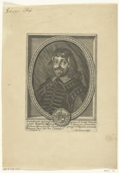 Portret van Johann Philipp von Schönborn