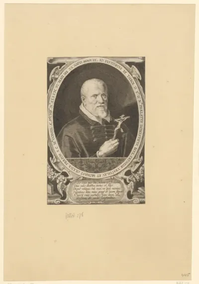 Portret van Johann Pistorius op 60-jarige leeftijd