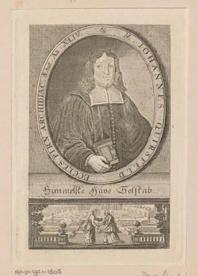 Portret van Johann Quirsfeld op 44-jarige leeftijd