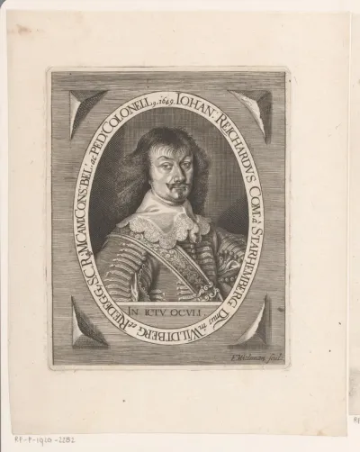 Portret van Johann Reichard Starhemberg