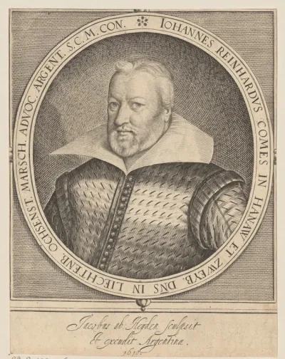 Portret van Johann Reinhard I, graaf van Hanau-Lichtenberg
