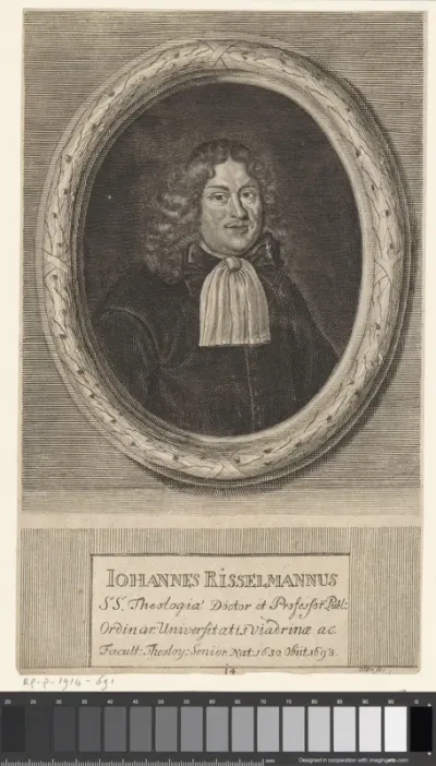 Portret van Johann Risselmann