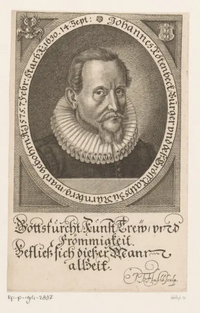 Portret van Johann Rötenbeck